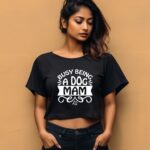 Busy-dog-mam-crop-top-black